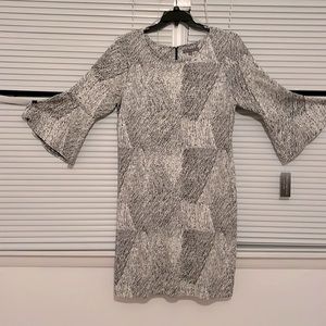 Bell-Sleeved Cocktail Dress